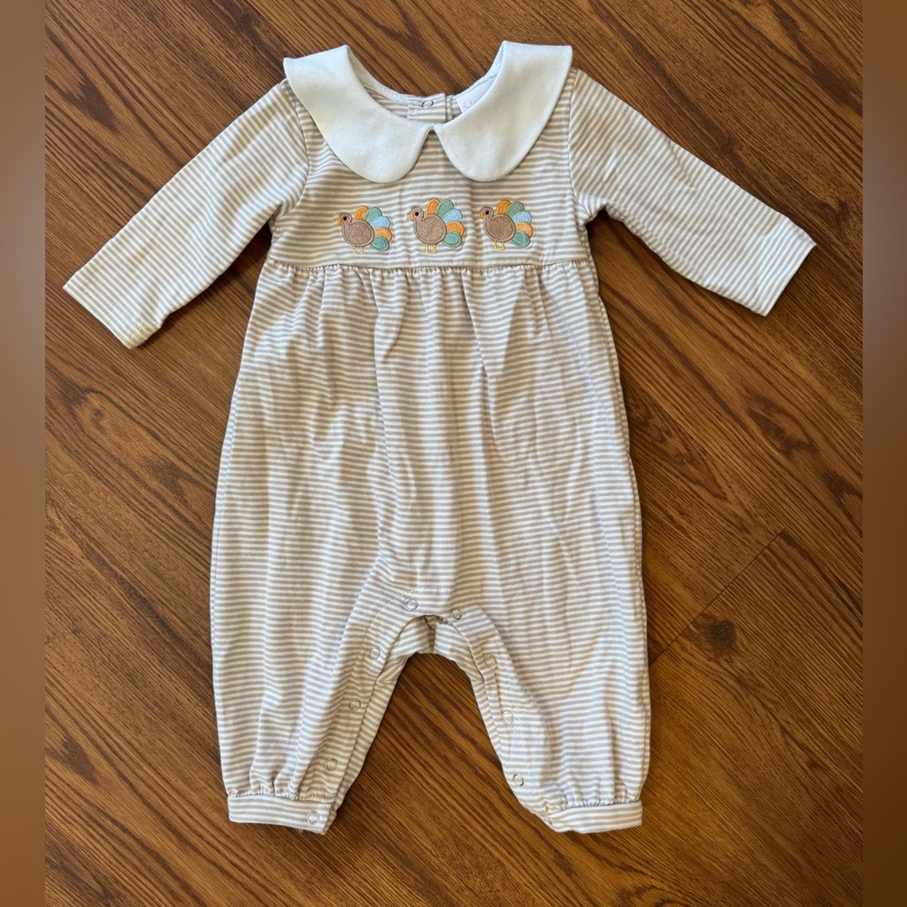 Stitch Fish Tan Fall/Thanksgiving Jumper
